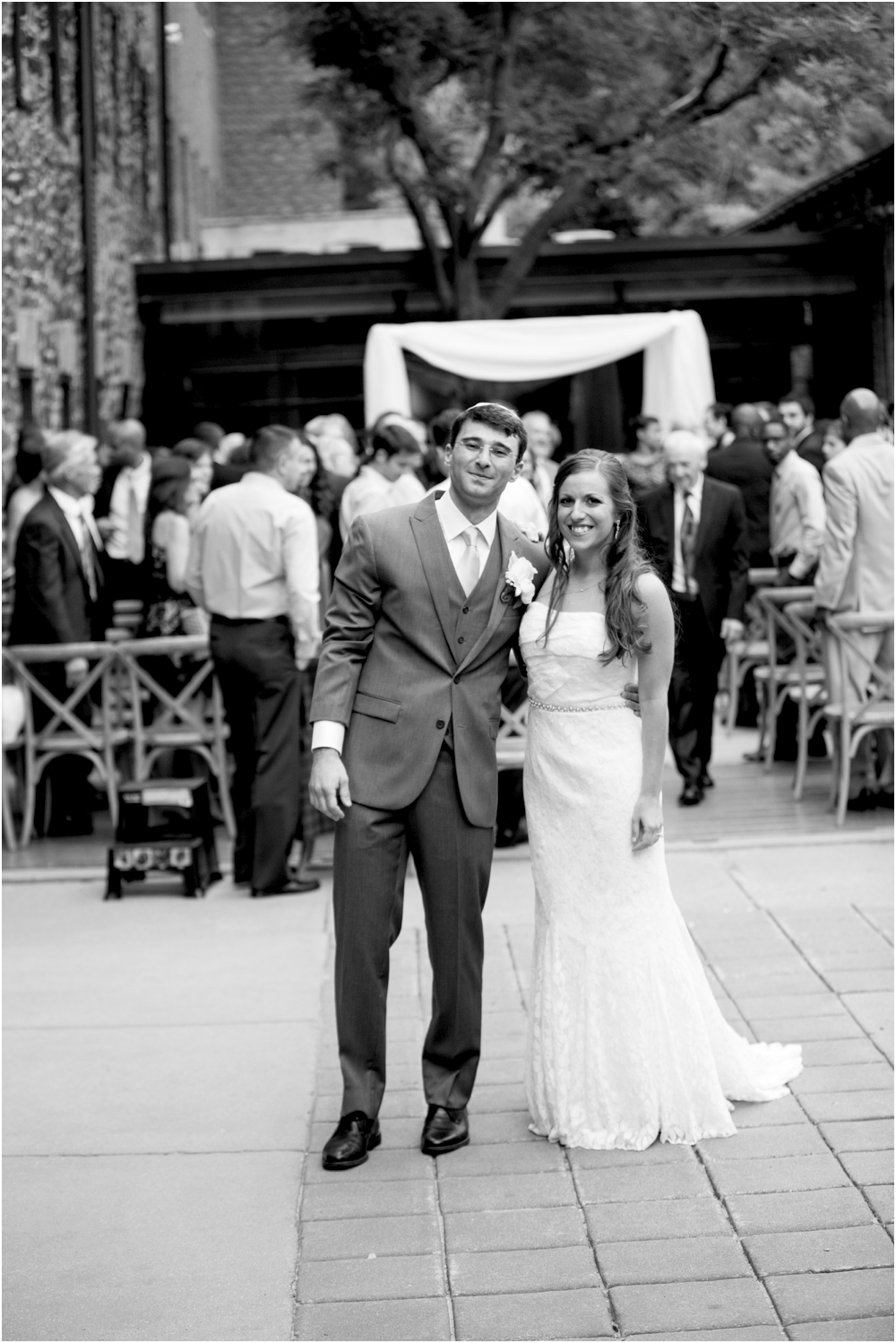 A Gold & White Inspired Mt Washington Mill Dye House Jewish Wedding | Living Radiant Photography | Michael Kors & Kate Spade Wedding