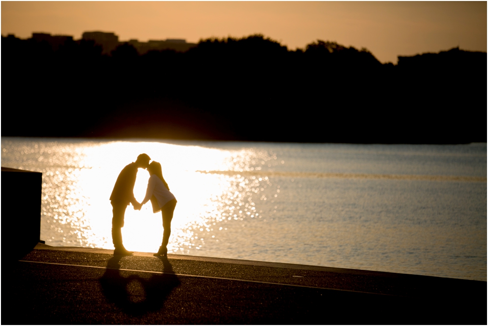 An International Love Affair | A Jefferson Memorial Washington DC Engagement Session | Living Radiant Photography