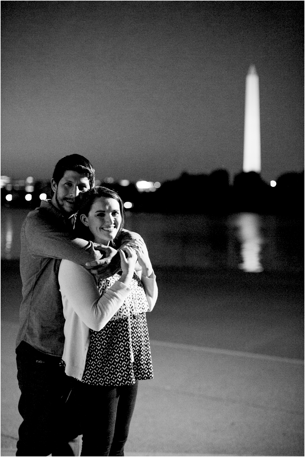 An International Love Affair | A Jefferson Memorial Washington DC Engagement Session | Living Radiant Photography