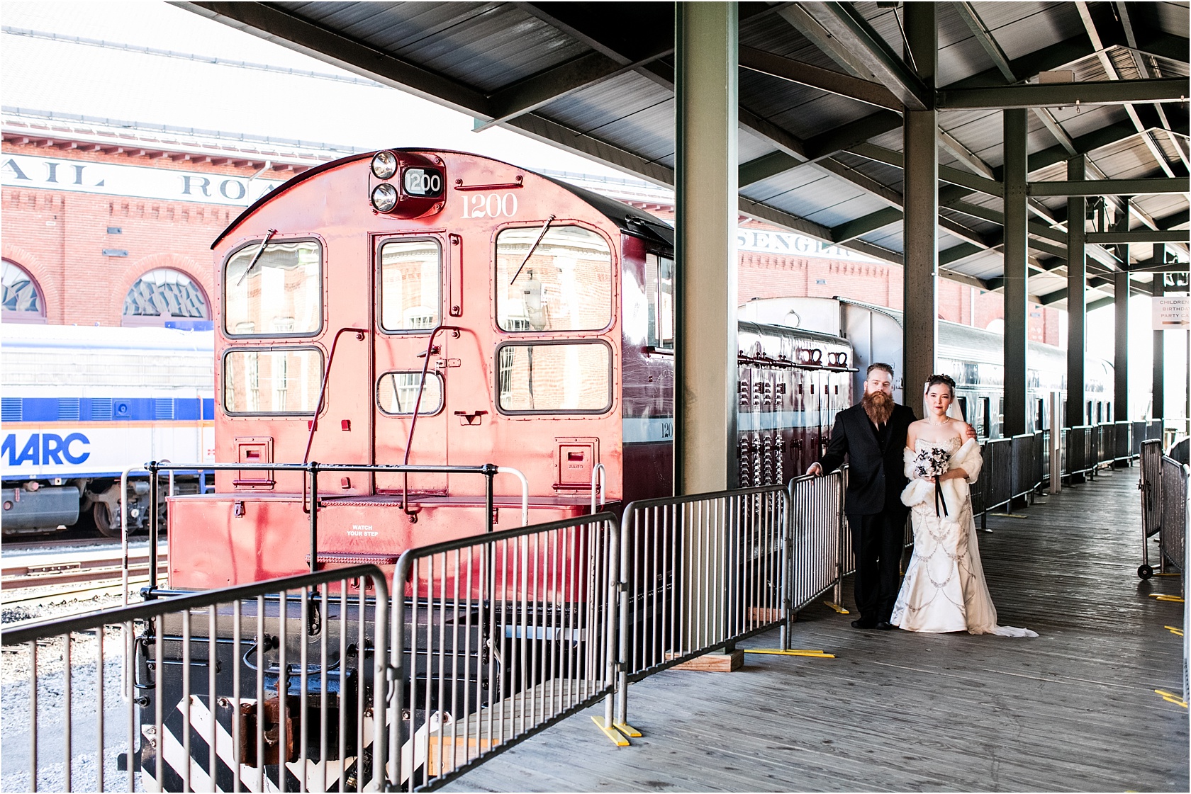 Brown Wedding Baltimore B&O Railroad Museum Wedding Living Radiant Photography photos_0016.jpg