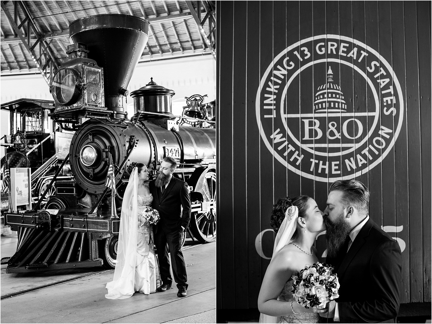 Brown Wedding Baltimore B&O Railroad Museum Wedding Living Radiant Photography photos_0023.jpg