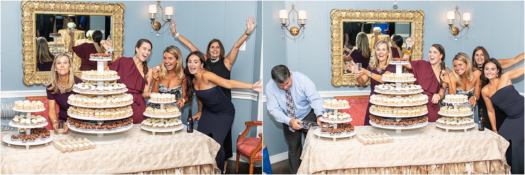  Love this. The baking team was a family attending the wedding and we told them they were a real vendor… they cheered! 