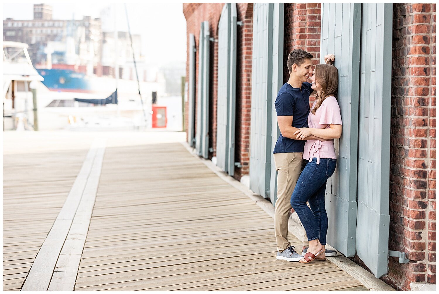 Katie Mitch Fells Point Harbor East Engagement Session 2020 Living Radiant Photography_0017.jpg